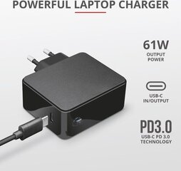 Maxo 100-240V, 3A, 61W цена и информация | Зарядные устройства для ноутбуков | pigu.lt