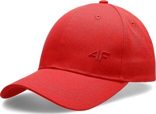 Kepurė su snapeliu moterims 4F H4L20 CAD006, raudona kaina ir informacija | Kepurės moterims | pigu.lt