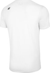 Marškinėliai vyrams 4F balta kaina ir informacija | Vyriški marškinėliai | pigu.lt