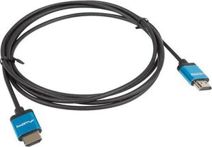 Lanberg CA-HDMI-22CU-0018-BK kaina ir informacija | Kabeliai ir laidai | pigu.lt