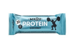 Proteininis batonėlis Me2U, 24 x 60 g, kokosų skonio kaina ir informacija | Me2U Apsauginės, dezinfekcinės, medicininės prekės | pigu.lt