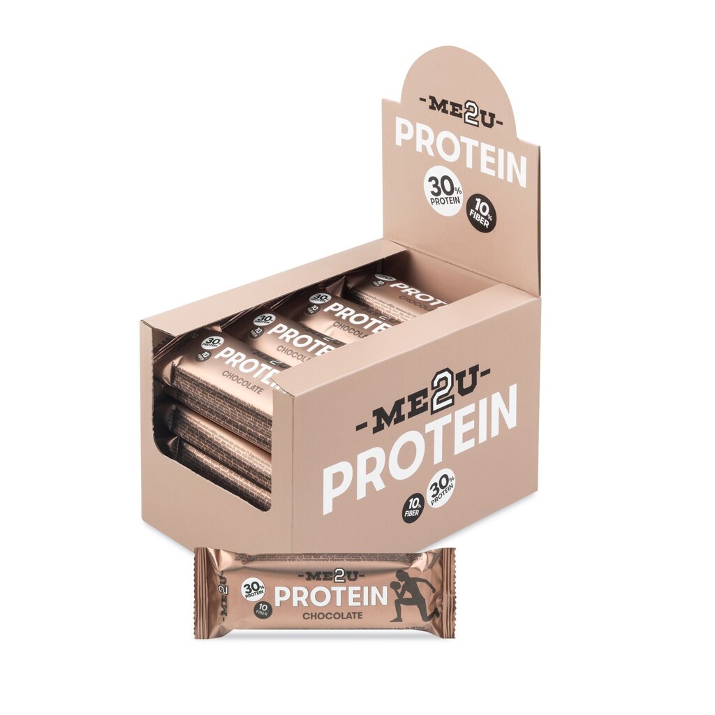 Proteininis batonėlis Me2U š, 24 x 60 g, šokolado skonio цена и информация | Batonėliai | pigu.lt