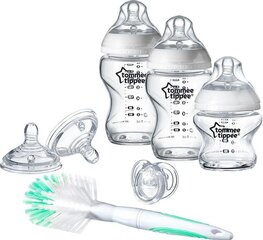 Stiklinių buteliukų ir priedų rinkinys Tommee Tippee 42245051 0 mėn+ kaina ir informacija | Buteliukai kūdikiams ir jų priedai | pigu.lt