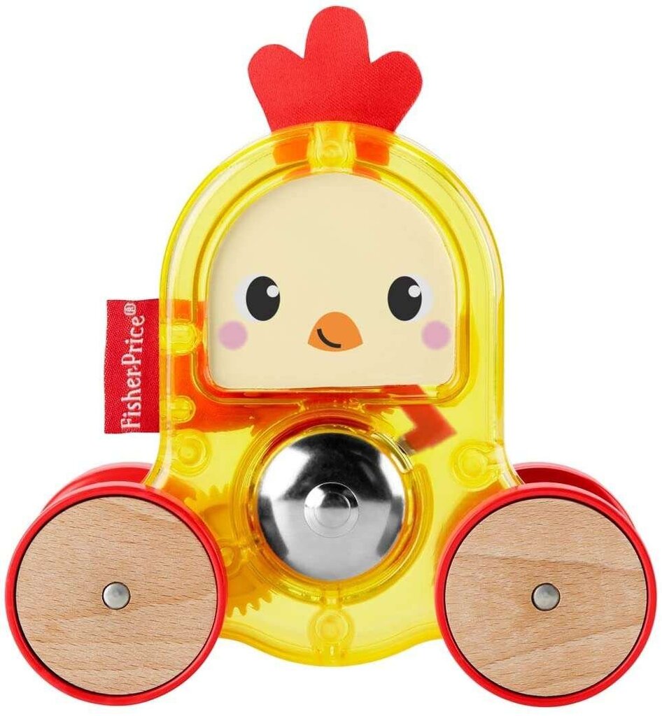 Stumiamas žaislas su garsu Fisher Price Viščiukas kaina ir informacija | Žaislai kūdikiams | pigu.lt