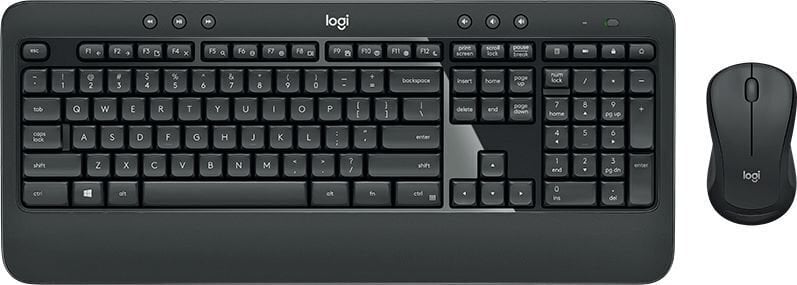 Belaidė klaviatūra Logitech MK540, juoda kaina ir informacija | Klaviatūros | pigu.lt