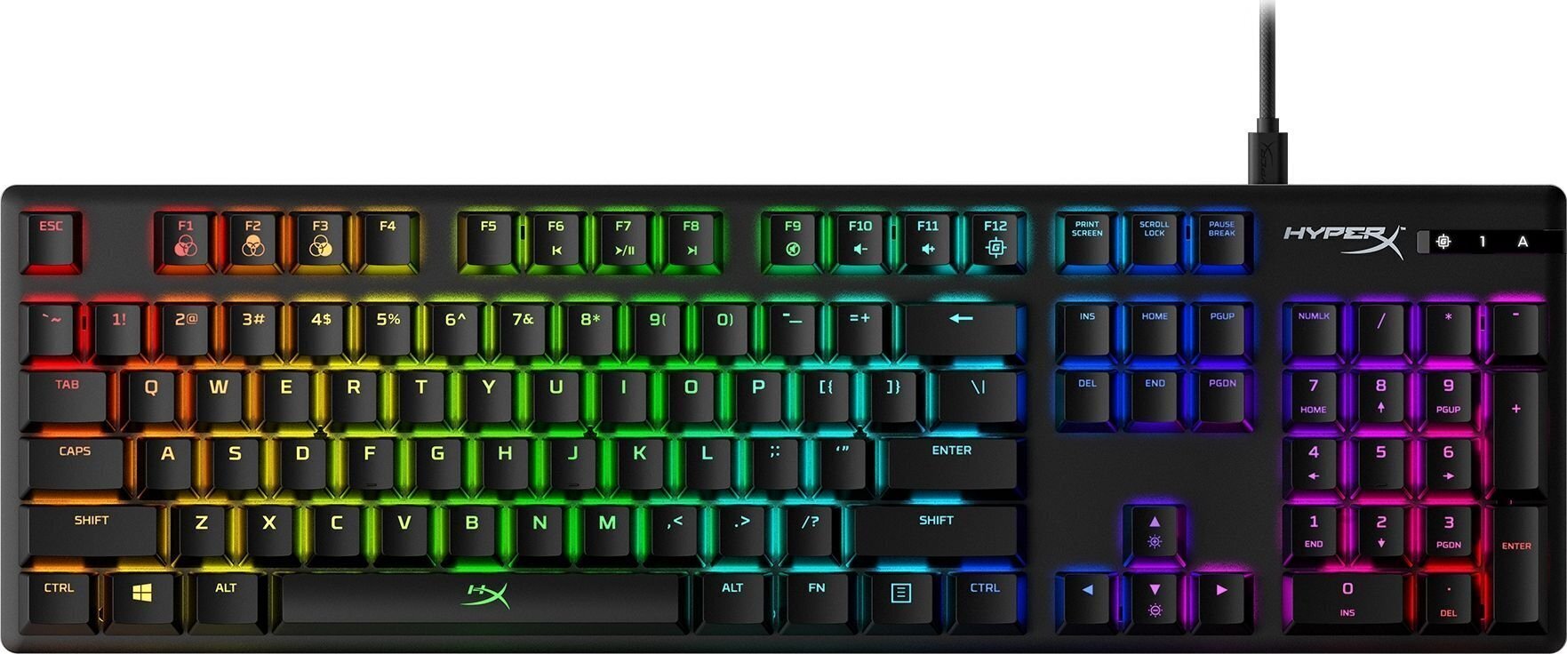 HyperX HX-KB6RDX-US kaina ir informacija | Klaviatūros | pigu.lt