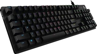 Игровая клавиатура Logitech G512 (Brown Tactile), черная цена и информация | Клавиатуры | pigu.lt
