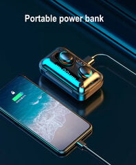 Belaidės ausinės su Powerbank Bluetooth 5.1 garsiakalbių rinkiniu kaina ir informacija | Ausinės | pigu.lt