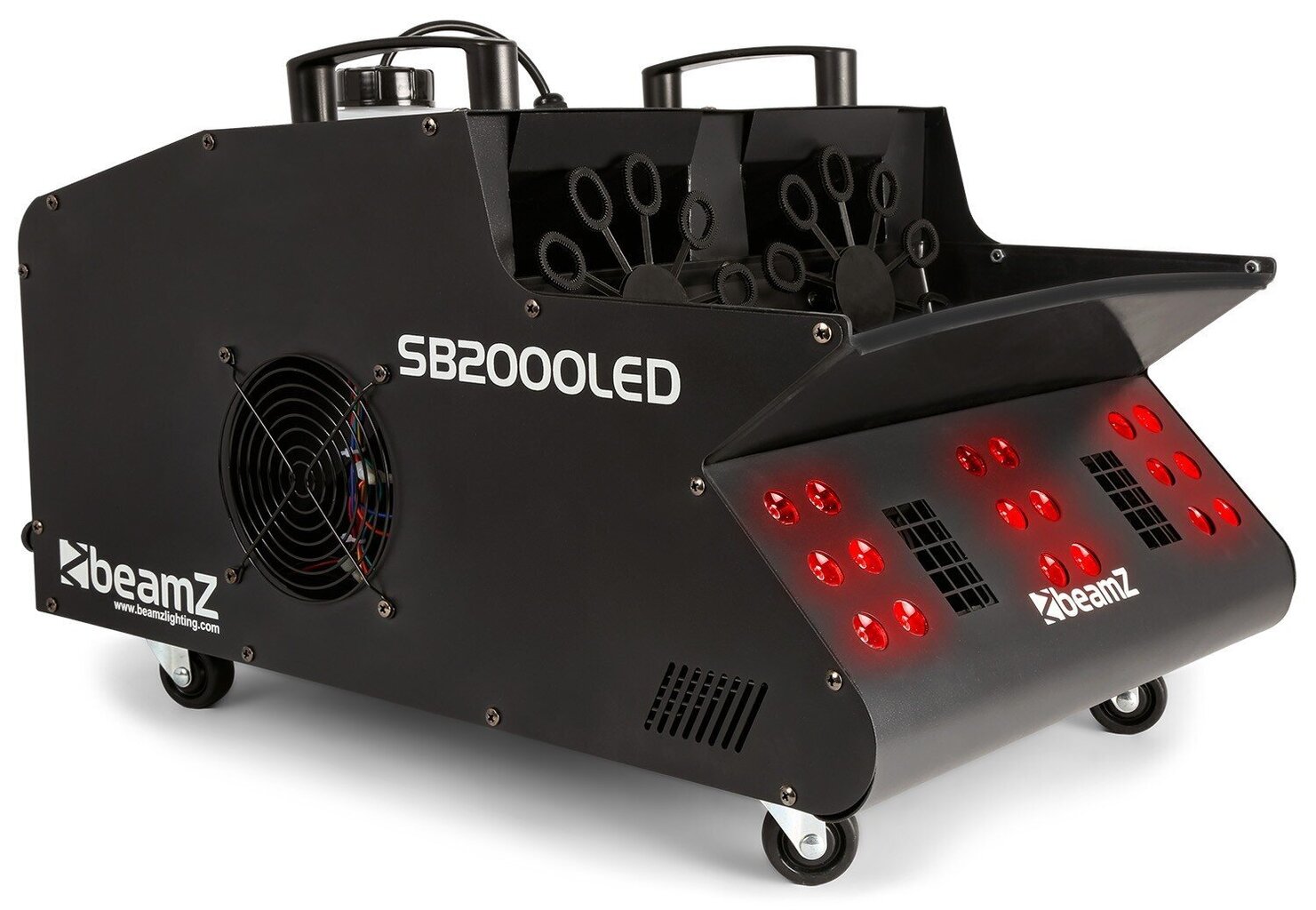 „BeamZ SB2000LED“ burbulų ir dūmų paleidimo įrenginys su RGB šviesos diodais kaina ir informacija | Dekoracijos šventėms | pigu.lt