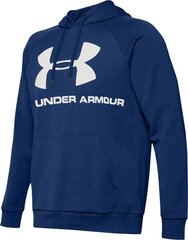 Under Armour vyriškas džemperis Rival 1345628449, mėlynas цена и информация | Мужские толстовки | pigu.lt