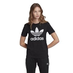 Marškinėliai moterims Adidas Trefoil, juodi kaina ir informacija | Adidas Originals Apranga, avalynė, aksesuarai | pigu.lt