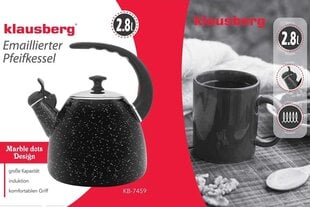 Чайник Klausberg, 2.8 л цена и информация | Чайники, кофейники | pigu.lt