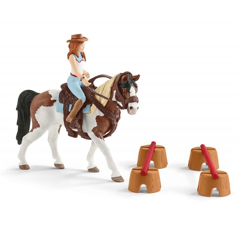 Hannos vesterno jodinėjimo rinkinys Horse Club Schleich, 42441 kaina ir informacija | Žaislai mergaitėms | pigu.lt