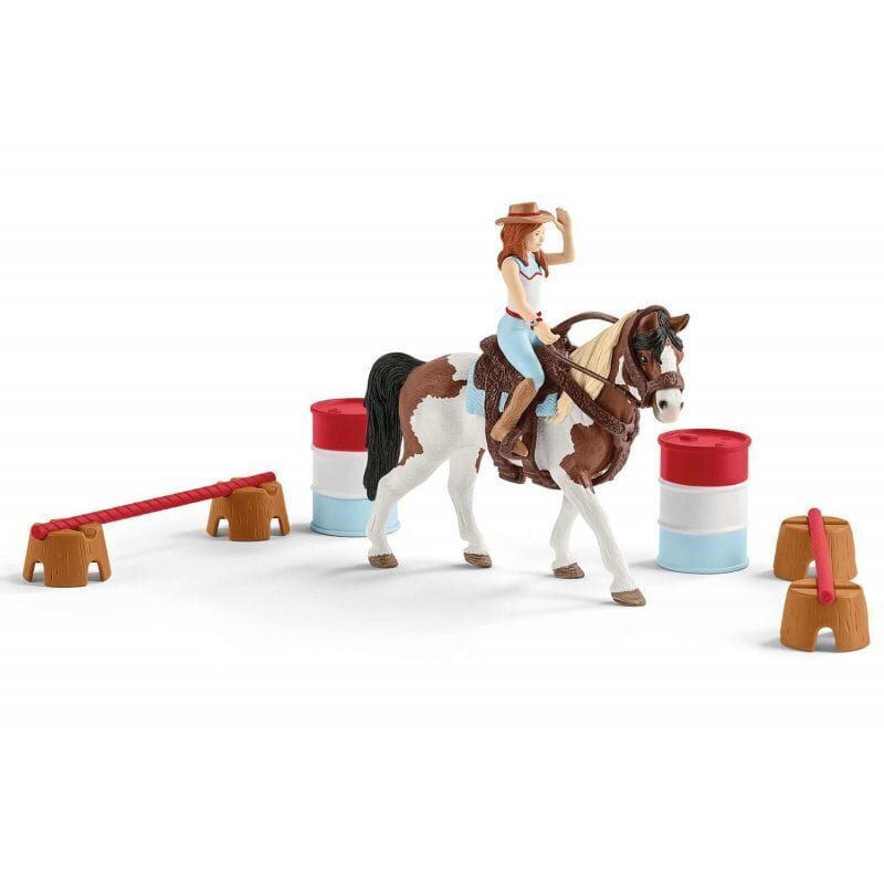 Hannos vesterno jodinėjimo rinkinys Horse Club Schleich, 42441 kaina ir informacija | Žaislai mergaitėms | pigu.lt