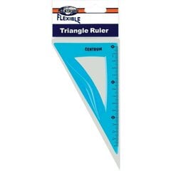 Треугольная линейка Flexible цена и информация | Канцелярские товары | pigu.lt