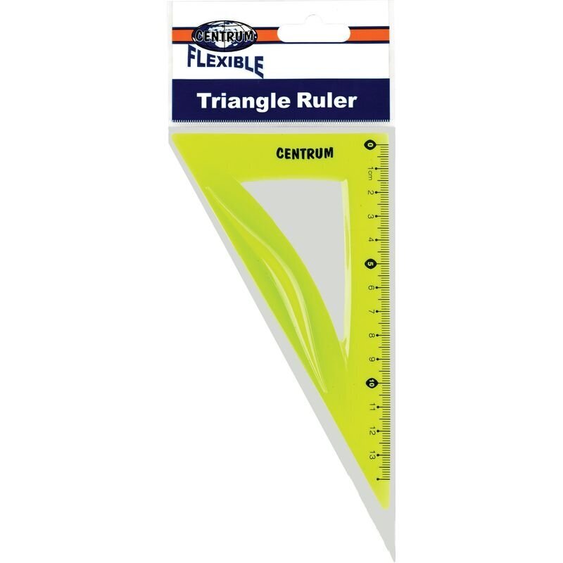 Trikampė liniuotė Flexible kaina ir informacija | Kanceliarinės prekės | pigu.lt