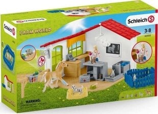 Игрушечная ветеринарная клиника с животными Farm World Schleich цена и информация | Игрушки для девочек | pigu.lt