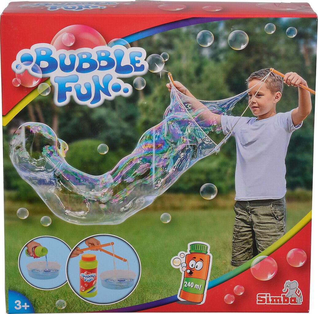 Muilo burbulų rinkinys Simba Bubble Fun цена и информация | Vandens, smėlio ir paplūdimio žaislai | pigu.lt