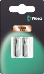 Wera 855/1 Standard насадки PZ 3 x 25mm 2tk цена и информация | Механические инструменты | pigu.lt