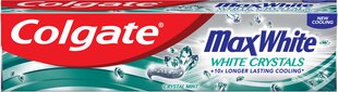 Зубная паста Colgate Max White White Crystals, 100 мл цена и информация | Зубные щетки, пасты | pigu.lt