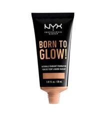 Тональный крем NYX Born to Glow Naturally Radiant Foundation 09 Medium Olive, 30 мл цена и информация | Пудры, базы под макияж | pigu.lt