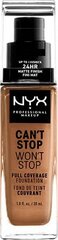 Skystas makiažo pagrindas NYX Can't Stop Won't, 30 ml цена и информация | Пудры, базы под макияж | pigu.lt