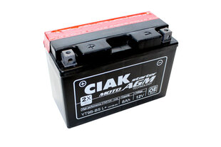 Аккумулятор CIAK YT9B-BS 8Ah 12V цена и информация | Мото аккумуляторы | pigu.lt