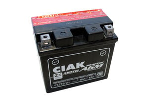 Аккумулятор CIAK YTZ7S 6Ah 12V цена и информация | Мото аккумуляторы | pigu.lt