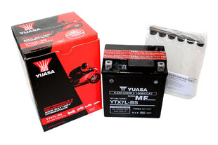 Аккумулятор для мотоцикла Yuasa 12V 6Ah YTX7L-BS цена и информация | Мото аккумуляторы | pigu.lt