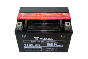 Аккумулятор для мотоцикла Yuasa 12V 8Ah YTX9-BS цена и информация | Мото аккумуляторы | pigu.lt