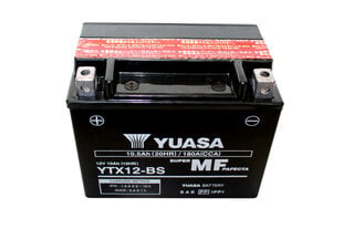 Аккумулятор для мотоцикла Yuasa 12V 10Ah YTX12-BS цена и информация | Мото аккумуляторы | pigu.lt
