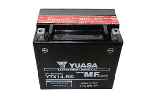 Аккумулятор для мотоцикла Yuasa 12V 12Ah YTX14-BS цена и информация | Мото аккумуляторы | pigu.lt