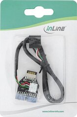 InLine 33446A kaina ir informacija | Adapteriai, USB šakotuvai | pigu.lt