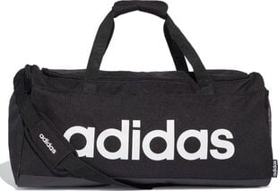 Спортивная сумка Adidas Lin Duffle M FL3651, 39 л, черная цена и информация | Рюкзаки и сумки | pigu.lt