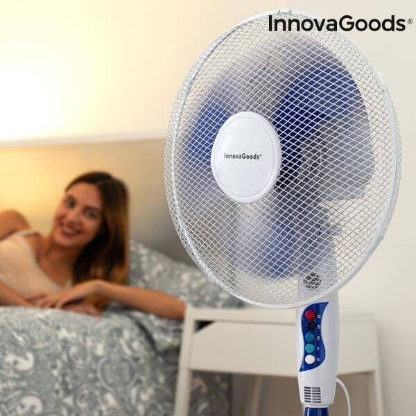 Pastatomas ventiliatorius InnovaGoods, baltas kaina ir informacija | Ventiliatoriai | pigu.lt