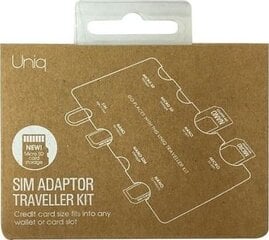 UNIQ Sim Adapter Traveller Kit 7in1 organizer цена и информация | Аксессуары для телефонов | pigu.lt