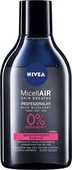 Dvifazis makiažo valiklis Nivea Micell Air Skin Breathe 400 ml kaina ir informacija | Veido prausikliai, valikliai | pigu.lt