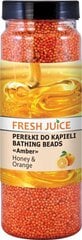 Vonios burbuliukai Elfa Pharm Fresh Juice Honey & Orange, 450ml kaina ir informacija | Dušo želė, aliejai | pigu.lt