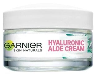 Maitinamasis, gelinės konsistencijos veido kremas Garnier Hyaluronic Aloe 50 ml kaina ir informacija | Veido kremai | pigu.lt