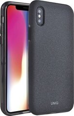 Telefono dėklas Uniq Hybrid iPhone XS Max, Juodas kaina ir informacija | Telefono dėklai | pigu.lt