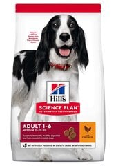 Hill's Science Plan Medium Adult ėdalas šunims su vištiena, 14 kg kaina ir informacija | Sausas maistas šunims | pigu.lt