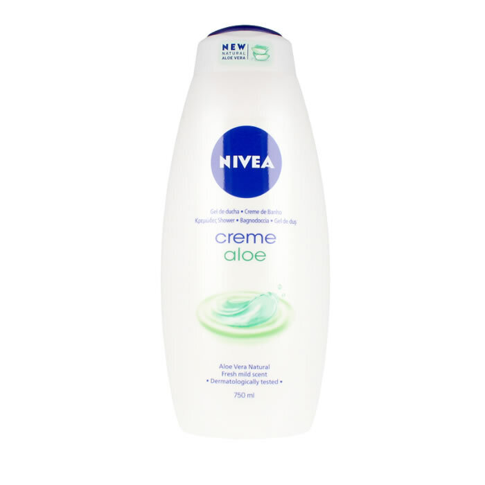 Dušo želė Nivea Creme Fresh Aloe 750 ml kaina ir informacija | Dušo želė, aliejai | pigu.lt