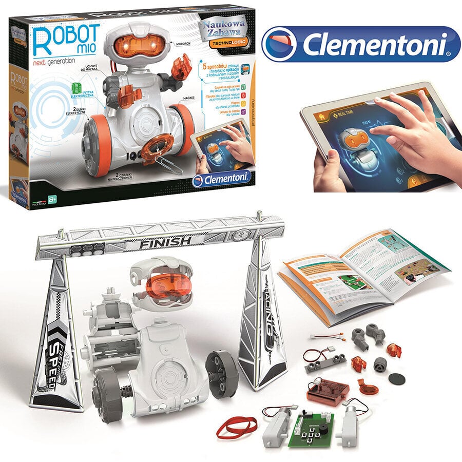 Edukacinis robotas Clementoni Robot Mio, 3 m.+ kaina ir informacija | Žaislai berniukams | pigu.lt