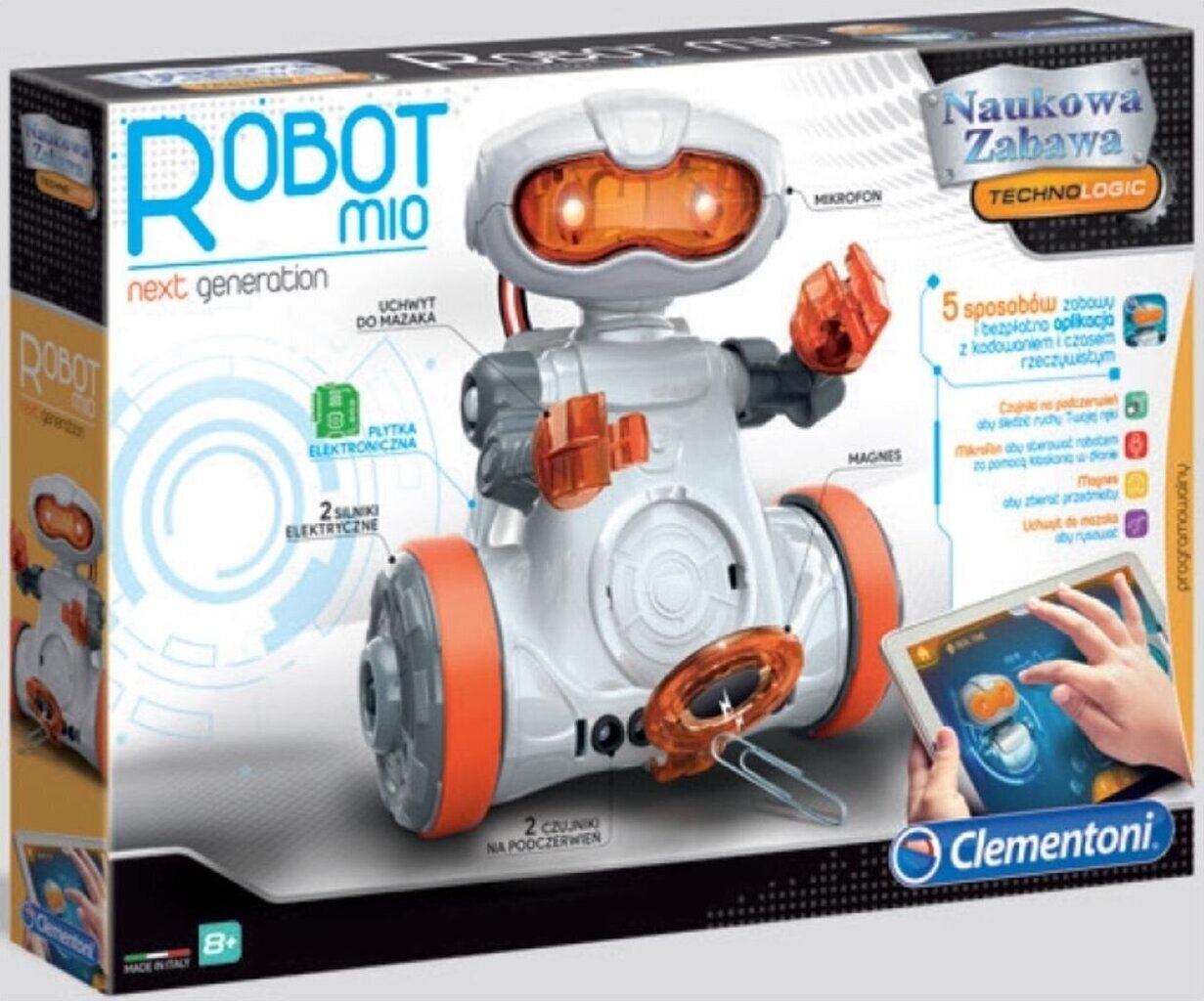 Edukacinis robotas Clementoni Robot Mio, 3 m.+ kaina ir informacija | Žaislai berniukams | pigu.lt