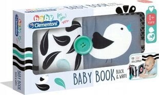 Первые месяцы - черно-белый буклет, Clementoni цена и информация | Игрушки для малышей | pigu.lt