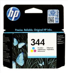 HP Nr.344 Rašalo kasetė/3 spalvos (14ml) fotomartui 325/375/8150 Deskjet 5740/6540 (450 pgs 5%) kaina ir informacija | Kasetės rašaliniams spausdintuvams | pigu.lt