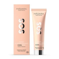 Veido kaukė Madara Organic Skincare SOS Hydra Mask Moisture + Radiance, 60 ml kaina ir informacija | Veido kaukės, paakių kaukės | pigu.lt