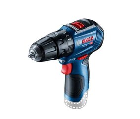 Аккумуляторная ударная дрель Bosch GSB 12V-30, 12 В, без аккумулятора и зарядного устройства цена и информация | Шуруповерты, дрели | pigu.lt