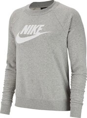 Спортивный джемпер женский Nike Essentials Crew FLC HBR BV4112 063, серый цена и информация | Женские толстовки | pigu.lt