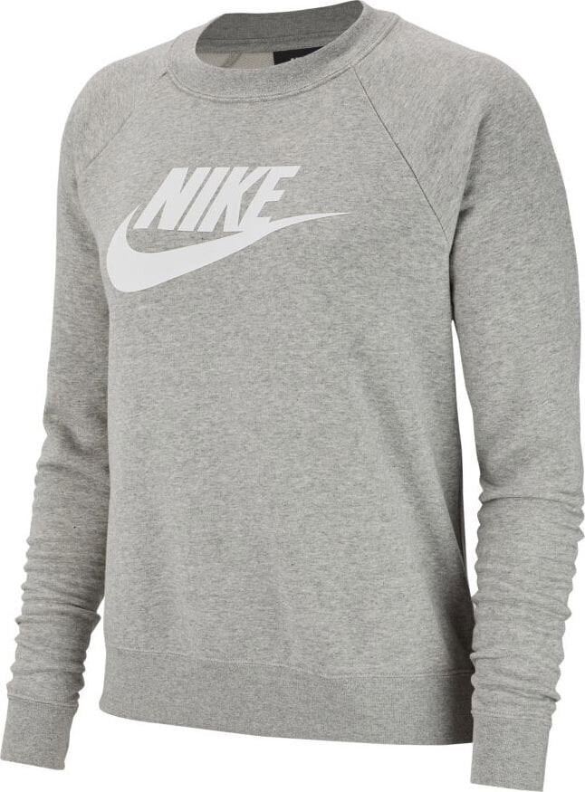 Sportinis džemperis moterims Nike Essentials Crew FLC HBR BV4112 063, pilkas цена и информация | Džemperiai moterims | pigu.lt